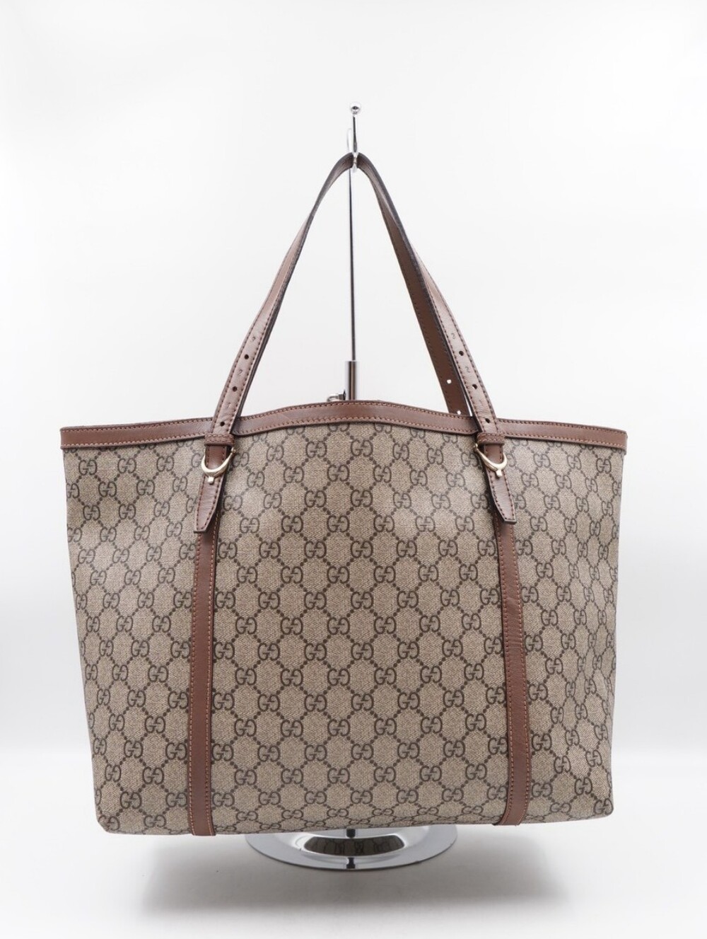 CN38 💟 GUCCI GG Supreme Monogram Nice Tote
